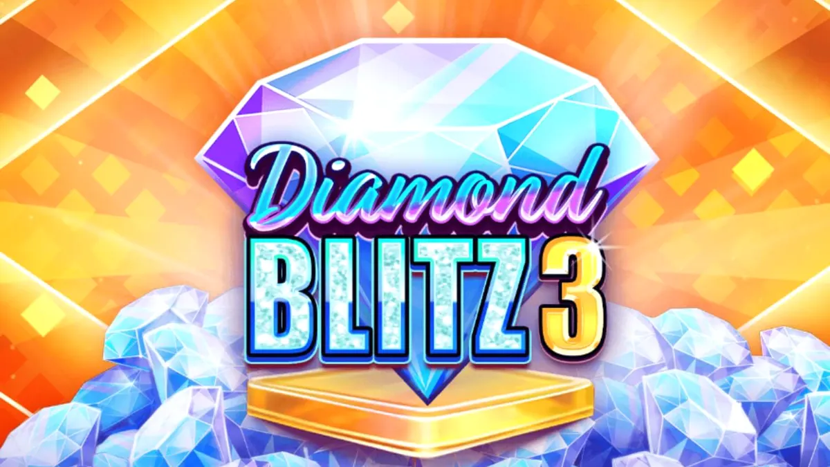 Diamond Blitz 3 slot machine gameplay interface